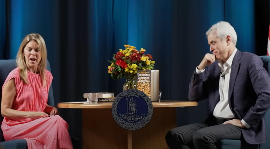 Unang Ginang Suzanne Youngkin at Dr. Jonathan Haidt