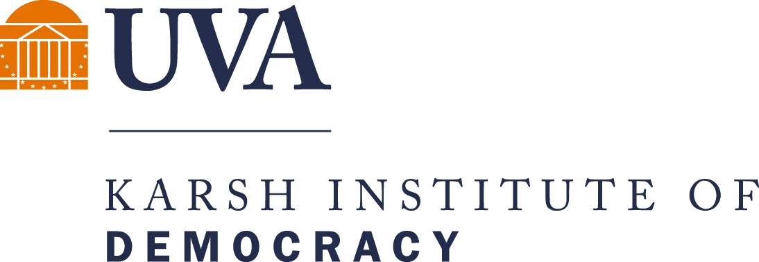 Logo ng Unibersidad ng Virginia Karsh Institute of Democracy